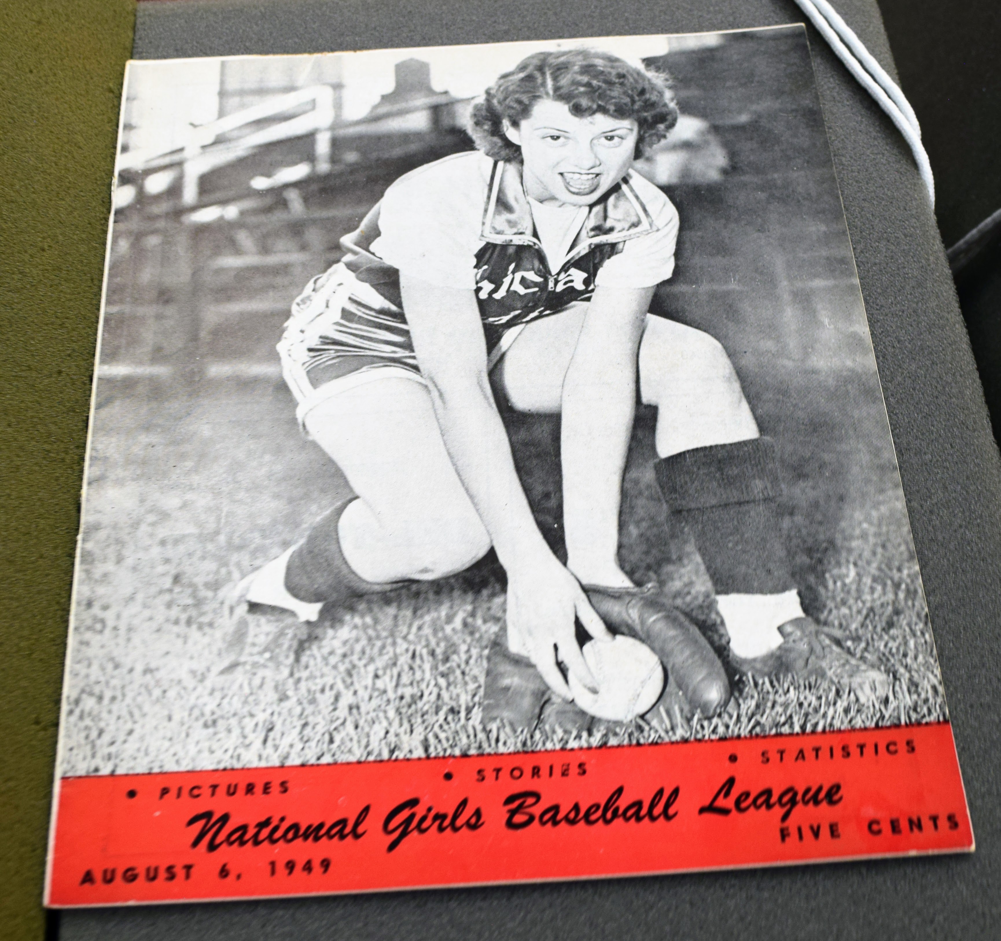 National Girls Baseball League Magazine Aug. 6, 1949