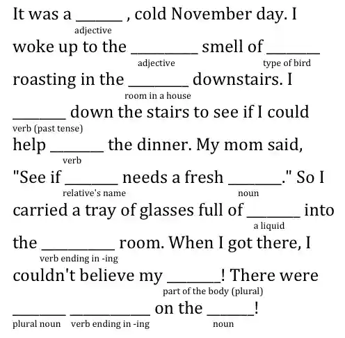 madlib example