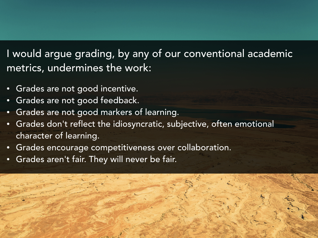 Ungrading