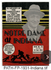 1931, Indiana Hoosiers