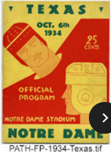 1934, Texas Longhorns
